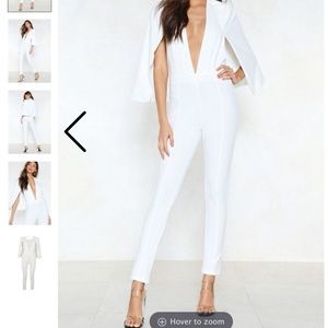 Cape It Together Tailored Jumpsuit